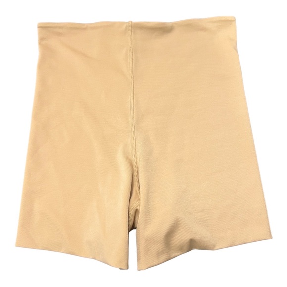 SPANX Shapewear double layer compression shorts mid thigh, nude, size Small - Picture 5 of 5